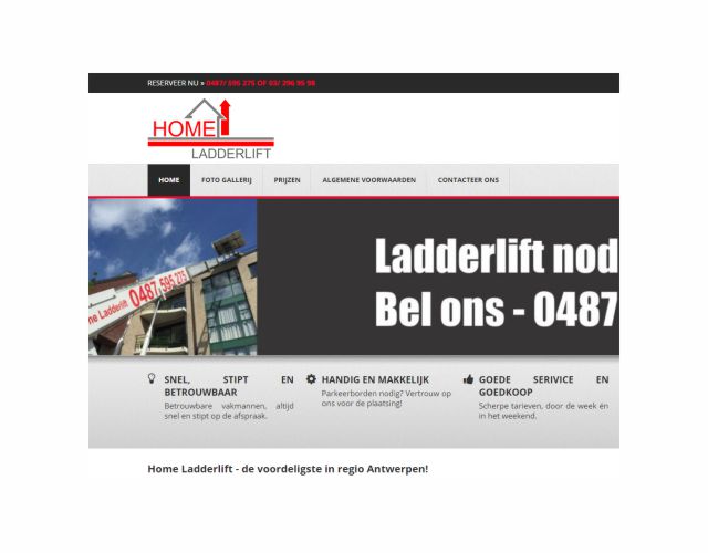 Ladderlift Antwerpen